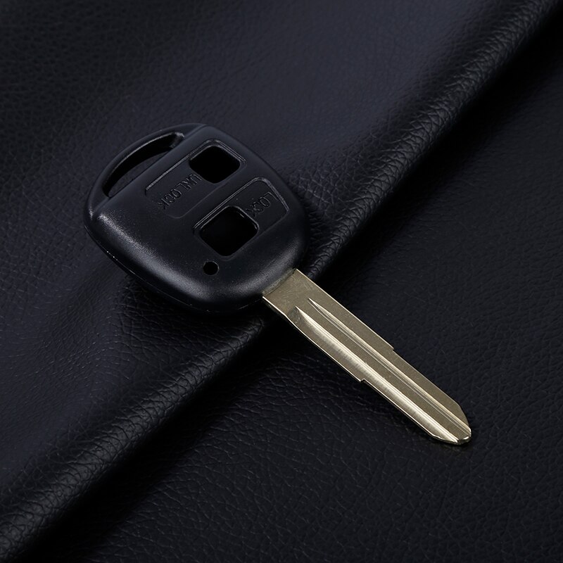 2 Button Remote Key Case Shell Uncut Blade Fob Replacement Shell For TOYOTA YARIS COROLLA RAV4 CAMRY Auto Car Accessories
