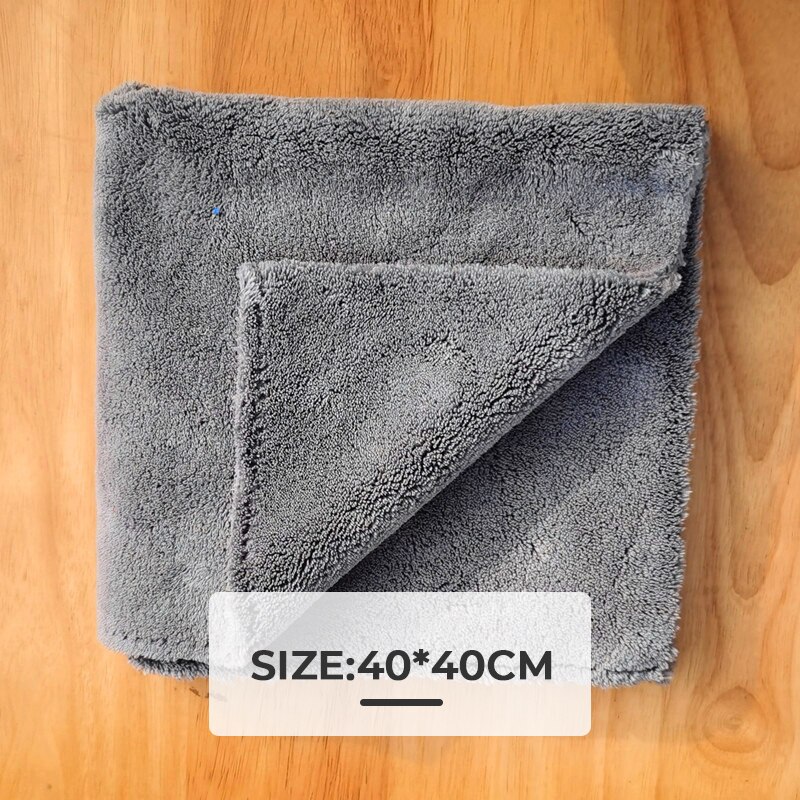 AP01 Orange Extra Soft Car Wash Microfiber Towel Car Cleaning Drying Cloth Car Care Cloth Detailing Car WashTowel Never Scrat