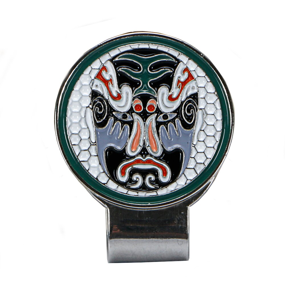 Golf ball marker with cap clip Alloy Training Aids Accessories: style 2