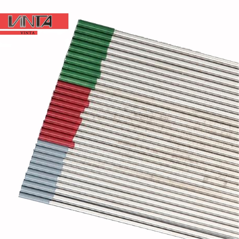 Electrodo de tungsteno gris WC20, cabezal gris de para soldadura TIG 1,6/2,0/2,4/3,0/3,2,