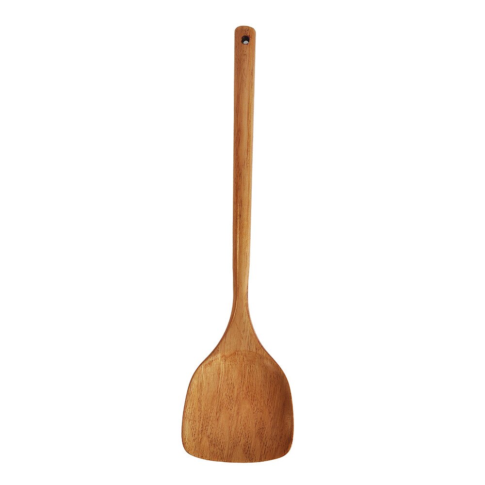 Cooking Utensils Dinner Long Wooden Cooking Rice Spatula Scoop Kitchen Utensil Non-stick Hand Wok Shovel Dec 30th