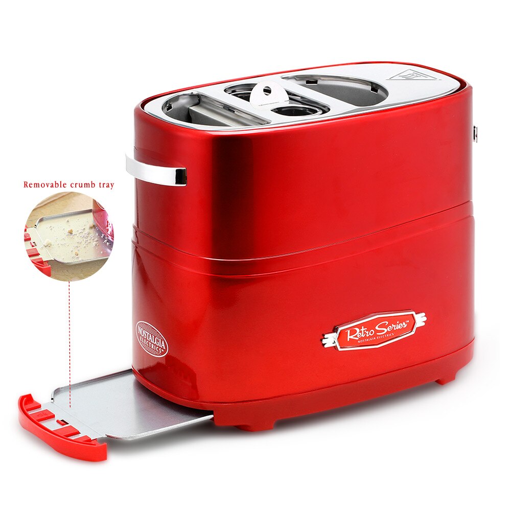 NOSTALGIE ELEKTRIK Abnehmbare Pop-hoch Hund Toaster Brot Hersteller Mit Tong Toaster