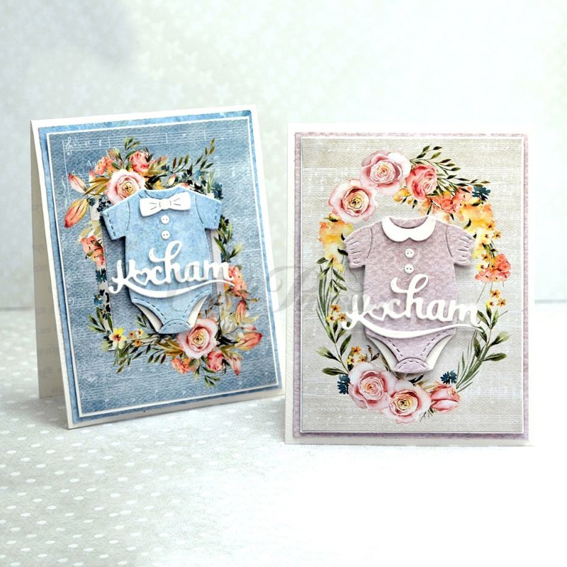 Baby Clothes Metal Cutting Dies Stencil Scrapbooking DIY Album Stamp Paper Card Embossing Decor Craft Dies for