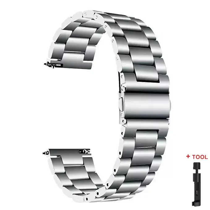 Roestvrij stalen band voor Redmi Watch 5 3 Actieve metalen vervangende armband voor Xiaomi Redmi 5 Lite 3 Lite horlogebandaccessoires