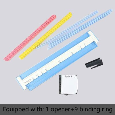 A4/A5/B5 Papier Cutter See Locher verlieren-Blatt Perforator Manuelle Sammelalbum Stanzen Maschine Büros Schule Verbindlich schreibwaren: 02Blau