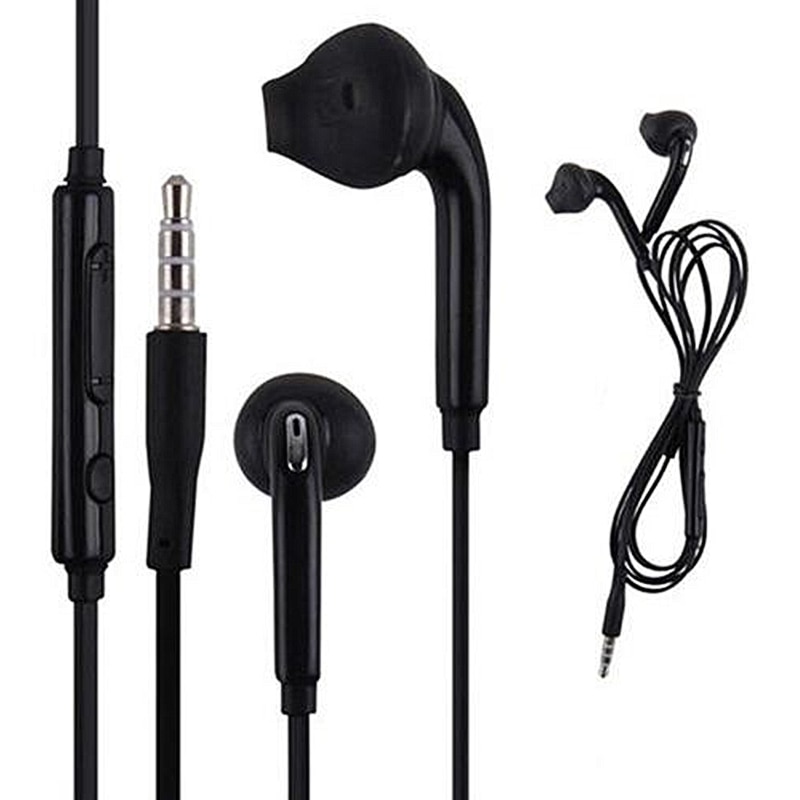 Bedrade oordopjes in-ear bas stereo oordopjes 3.5mm jack sport oordopjes met microfoon voor samsung galaxy  s6