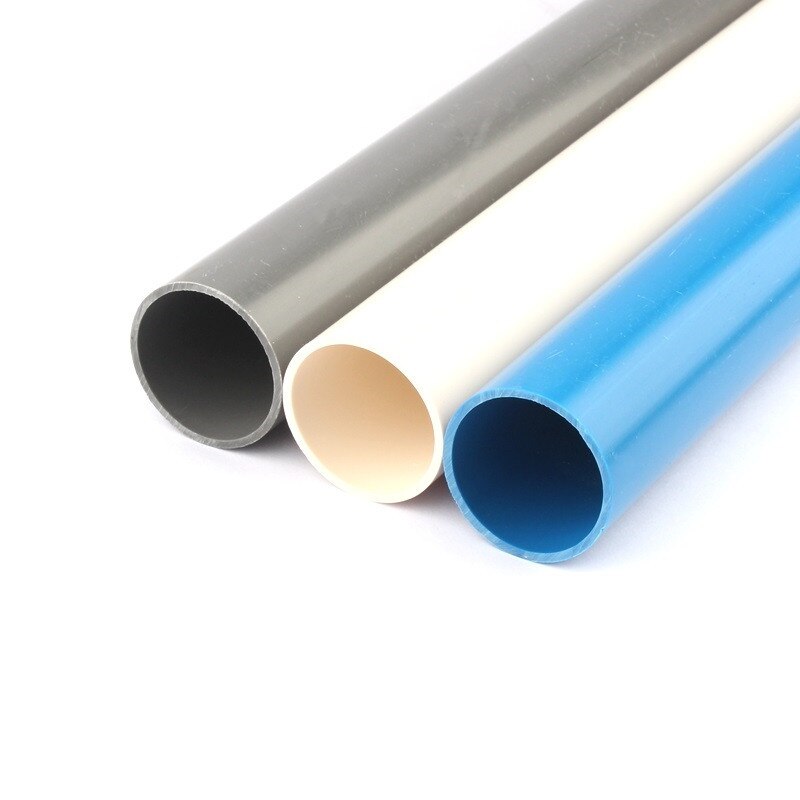 1 st 50 cm (19 "Lengte) 1.2" (OD 40mm * 2mm) 3 kleuren Thuis Tuin Irrigatie Drinkwater Gebruik PVC Pijp