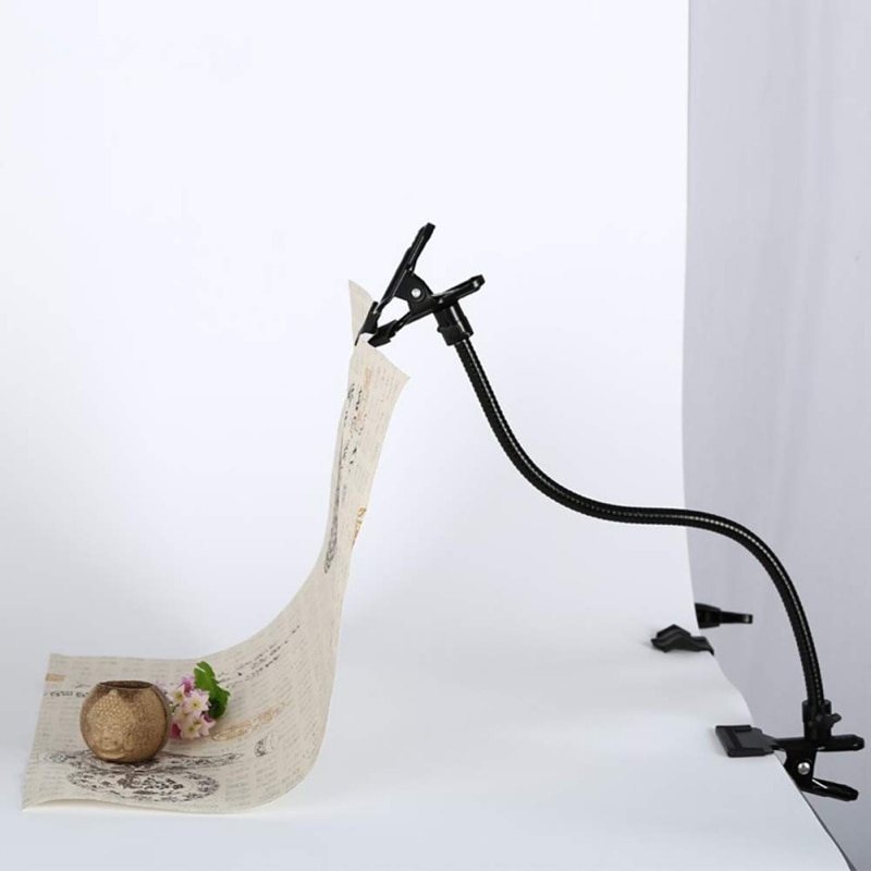 Background Holder Clamp - Metal Studio Accessory for Reflector & Light Stand - Photography Equipment