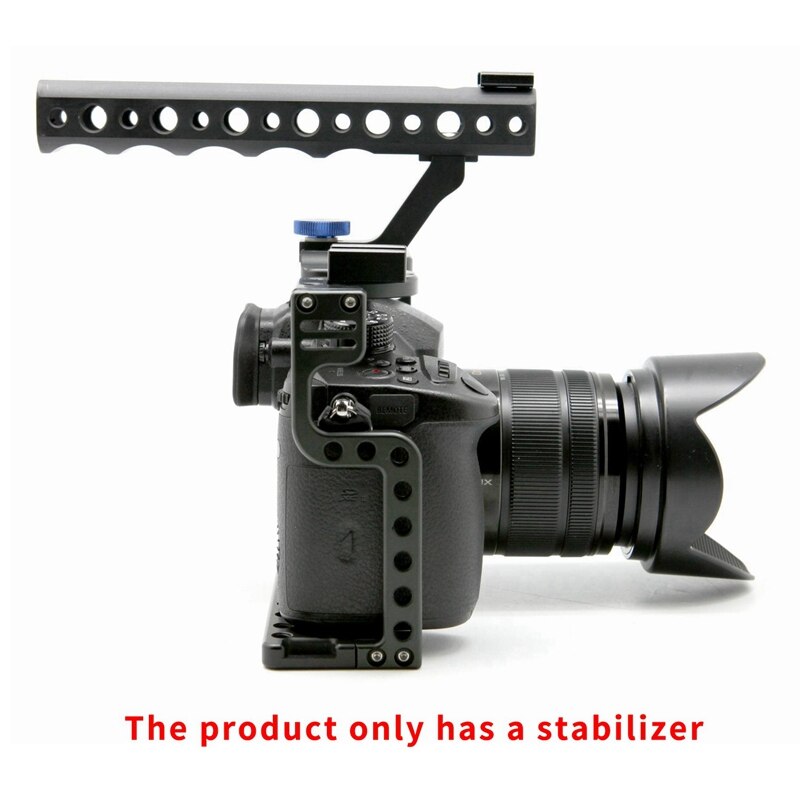 Kamera bur stabilisator, aluminiumslegering kamera video bur til panasonic  gh5/5s med top håndtag