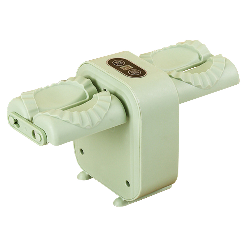 Dumpling Maker Automatische elektrische Dumpling Maker Eenvoudige snelle bediening Dumpling Press Automatische Mold Dumpling Maker Machine: green