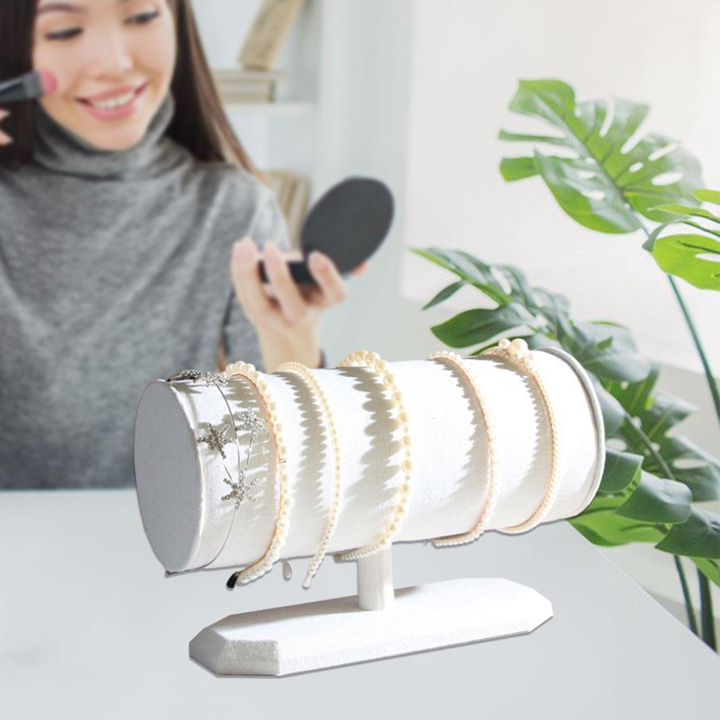 Organizador de jóias para mulheres, Headband Holder, Hair Hoop Storage Display Stand, Pulseiras, Hairband Display Holder