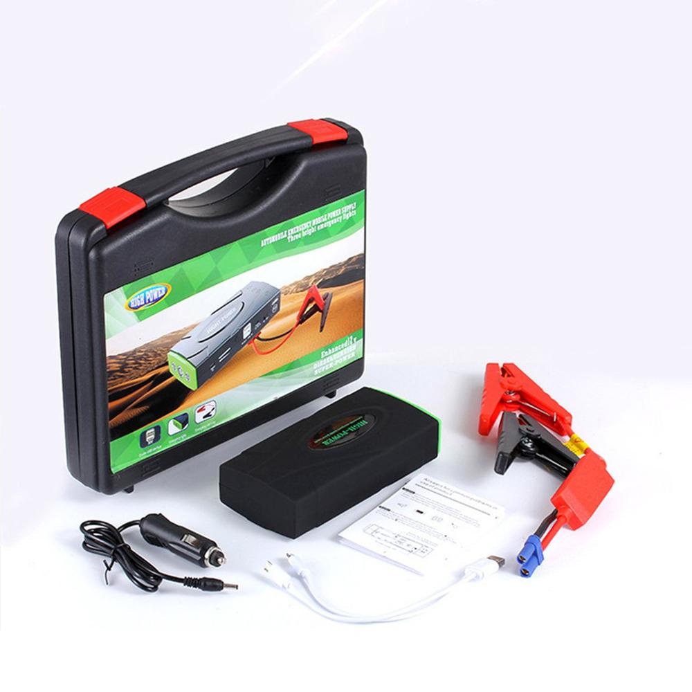 Dual Usb Drie Lampjes Auto Jump Starter Met Veiligheid Hamer Multifunctionele Emergency Charger Batterij Start Apparaat