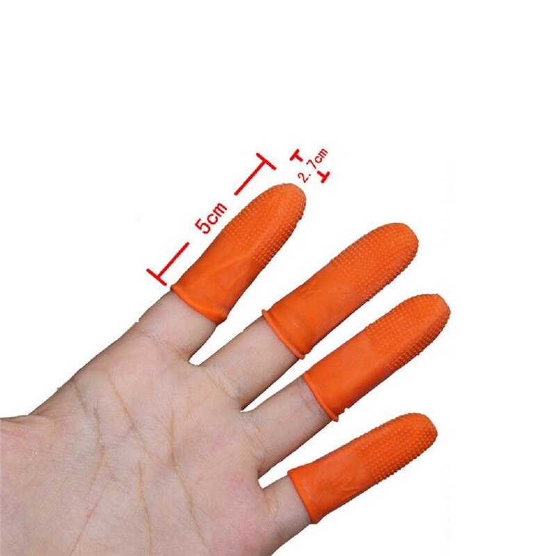 90 pçs de borracha dedo protetor manga capa anti-corte resistente ao calor luvas de dedo pistola de cola quente tampões de dedo cozinhar ferramentas de cozinha