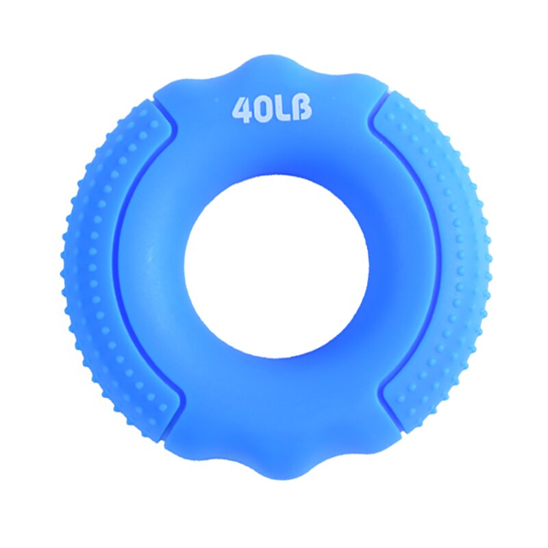 Strength Hand Gripper Silicone Ring Hand Resistance Band Finger Stretcher Exercise Forearm Wrist Training 3 Kinds Of Hardness: Blue