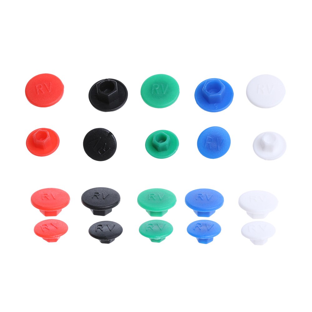 10Pcs M5/M6 Schroef Cap Hexagon Bolt Cover Fiets Stuurpen Beschermende Gadget Stofdicht Fiets Accessoires Outdoor Fietsen
