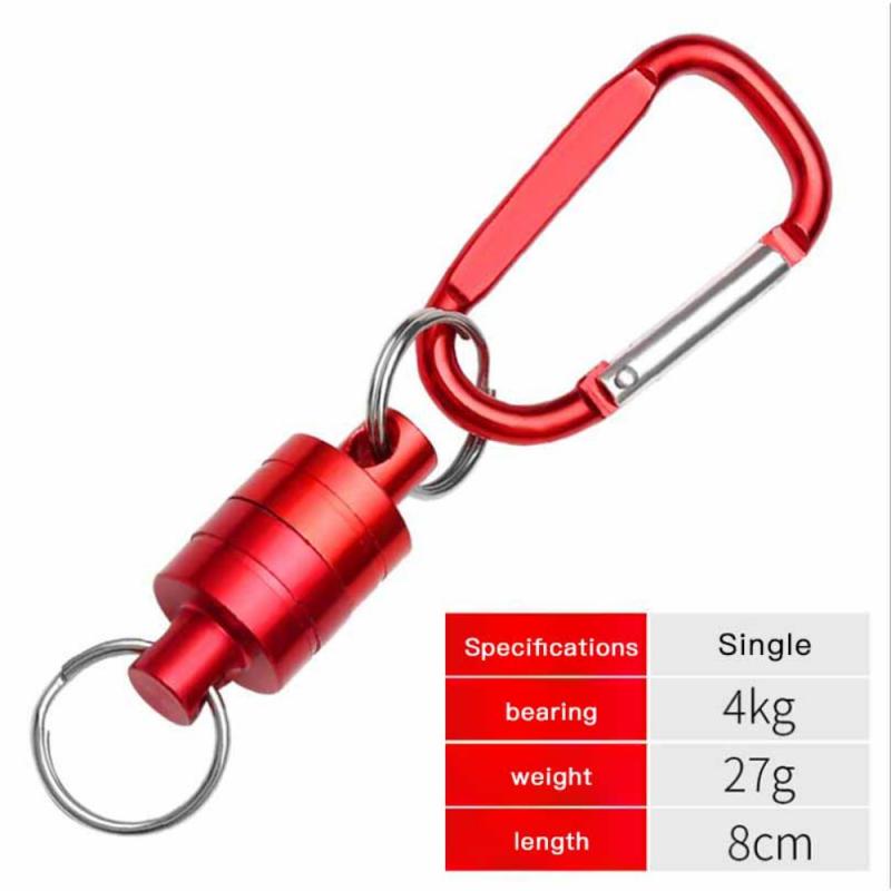 Sterke Magnetische Karabijnhaak Draagbare Outdoor Vissen Bergbeklimmen Release Lanyard Sterke Trein Release Gesp Draagbare Gereedschappen: A