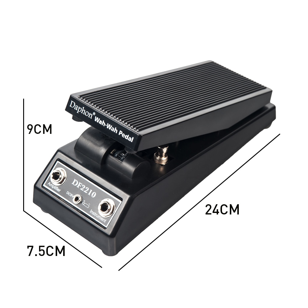 Guitar Pedal DF2210 Daphon Guitar Wah Wah Pedal For Electric Guitar Players DJ Black