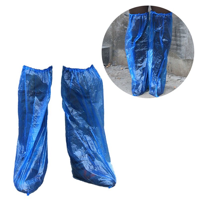 Thickened and long disposable shoe covers Waterproof shoe covers Rainproof high shoe covers disposable shoe covers