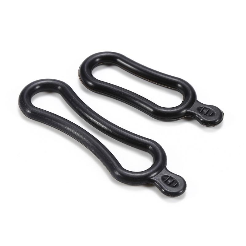 For Bicycle Headlight Rear Lamp Silicone Rubber Band Handlebar LED Torch Holder Bike Light Torch Mount Install Parts: 2pcs(A and B)