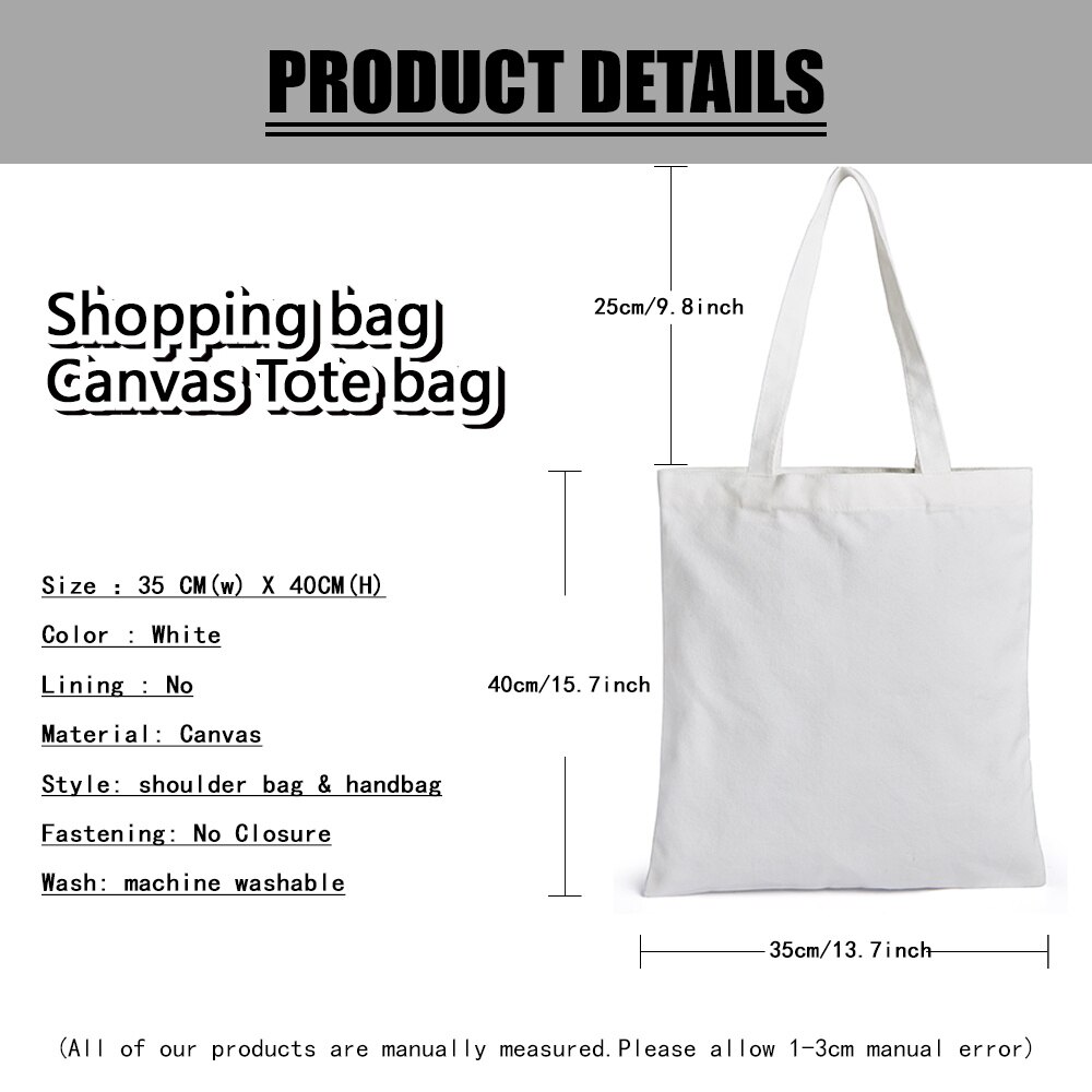 Frauen Käufer Einkaufstaschen Gedruckt Jahre Serie Weibliche Leinwand Tote Schulter Eco Handtasche Wiederverwendbare Faltbare Tasche