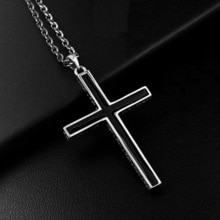 S925 Sterling Zilver Eenvoudige Heldere Kruis Hanger Voor Wome Mannen Minnaar Puur Zilver Mode Christian Sieraden Ketting Accessoires