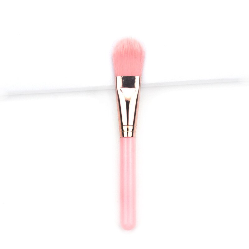 Brochas de maquillaje con tema de mármol , base correctora para la cara, fibra-lana, herramientas cosméticas de belleza, 1 Uds.
