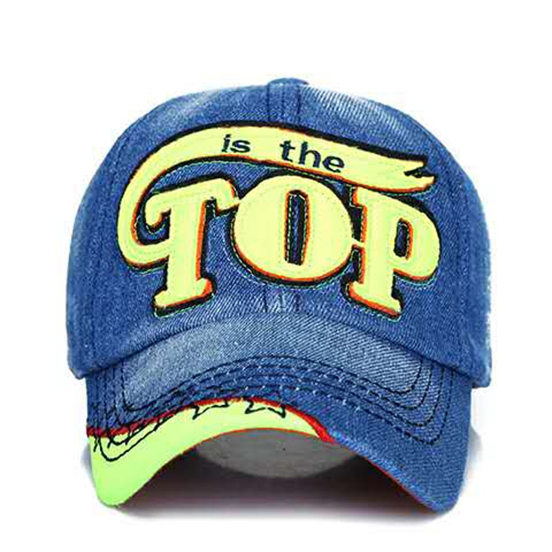 Kids Baseball Cap Boys Summer Sun Dad Hat Children Boy Adjustable Denim Caps