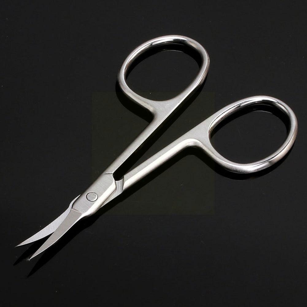 Manicure Scissors Curved Tip Scissors Steel Nail Skin Salon Remover Nail Dead Nail Tools B8h3