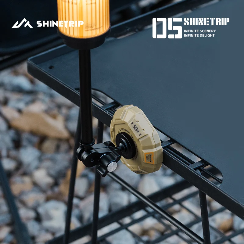 ShineTrip Tenda da campeggio forte gancio magnetico Lampada da esterno multiuso portatile Fibbia sospesa Fibbia di bloccaggio con clip per baldacchino esterno