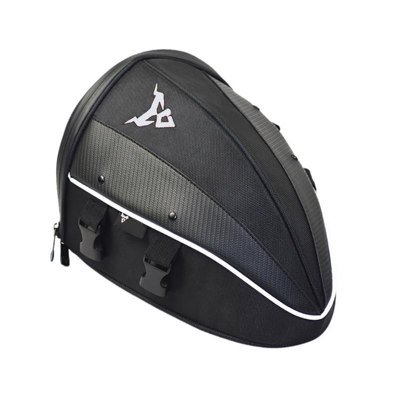 Motorcycle Tail Bag Motorcycle Black Bag Motorcycle Storage Bag Racing Package Waterproof Motorbike Bag Accessories: Champagne