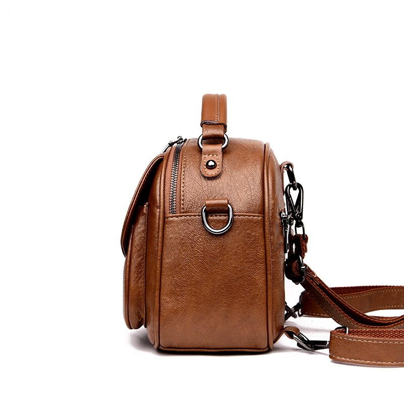 Monitoimireput tytöille mochila feminina naisten nahkareput preppy style pieni laukku vintage