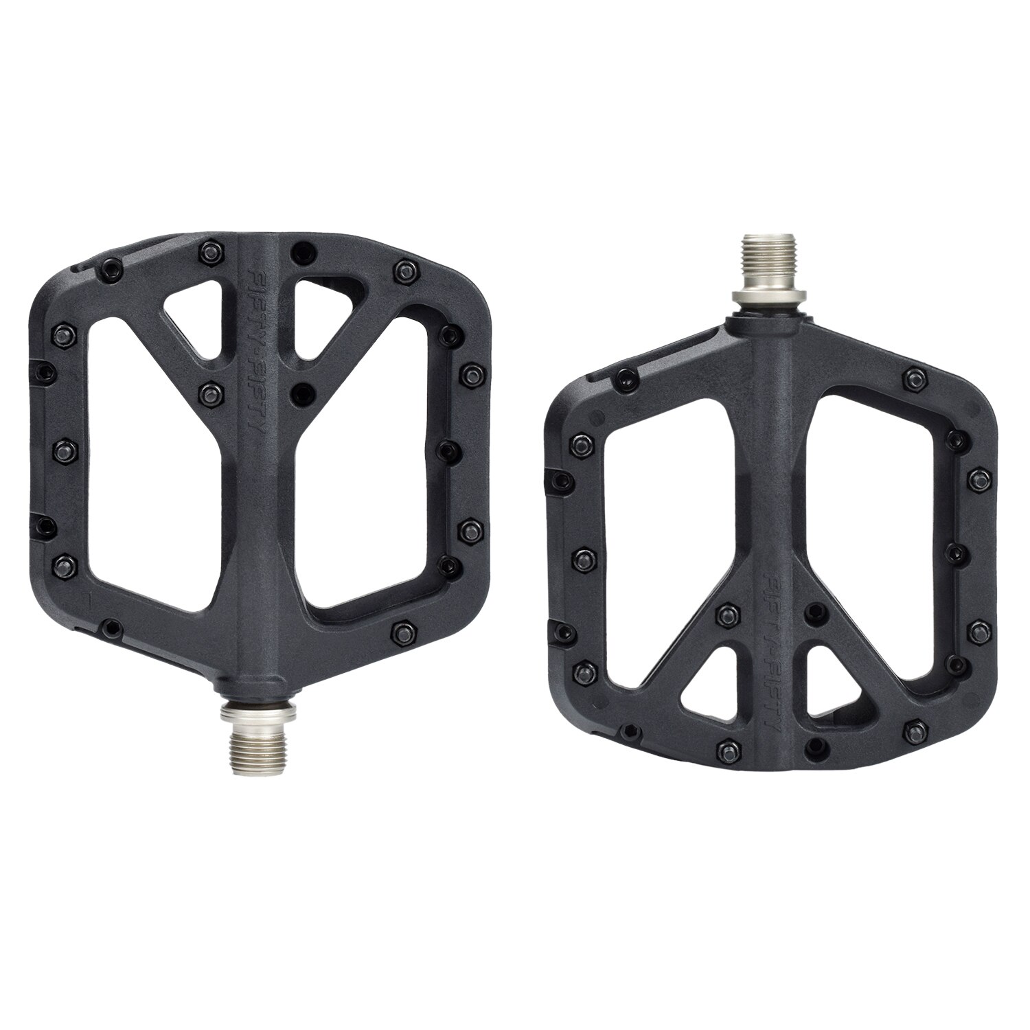 FIFTY-FIFTY Mountain Bike Pedal MTB Bicycle Flat Pedal non-slip nylon ultra light flat pedals