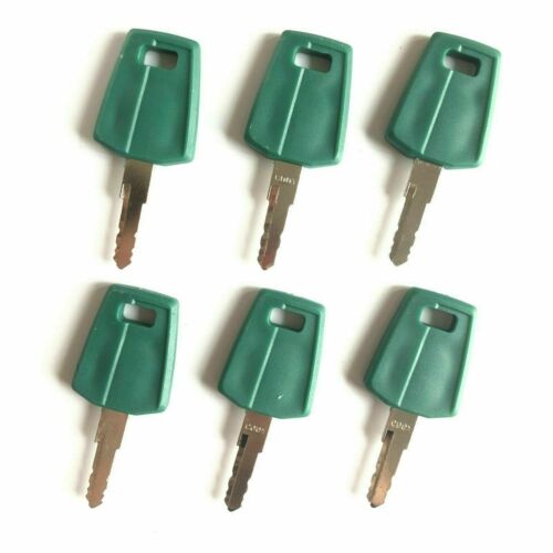 6Pc key For Volvo F series Wheel Loader ,Excavator Ignition Keys C001 11444208