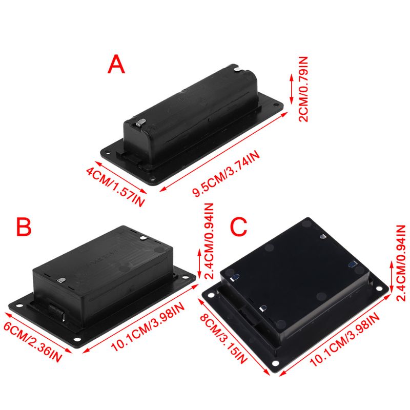 Batterie Li-ion 18650 pour support boîtier, boîte rangement piles, conteneur en plastique