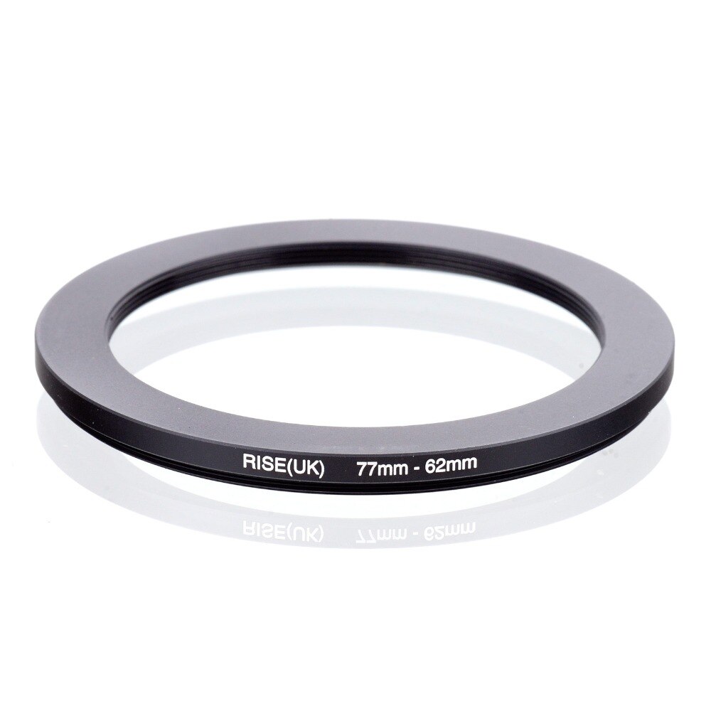 RISE (UK) 77mm-62mm 77-62mm 77 te 62 Step down Ring Filter Adapter black