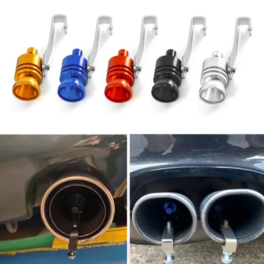 Silbato de sonido Turbo Universal para coche, simulador de tubo de sonido, silenciador de escape automático, accesorios de dispositivo de reajuste de vehículo, silbato Turbo