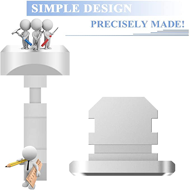 Universal dustproof cover, metal anti-dust charger dock plug stopper cap cover for iphone 11 x xr max 8 7 6s plus anti-dust plug