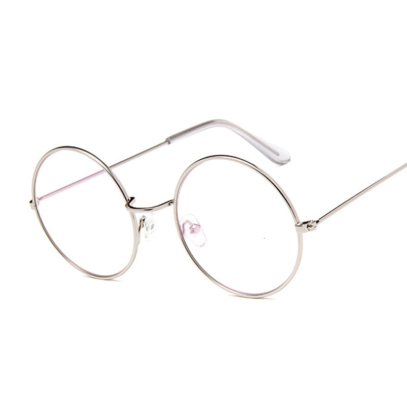 Neue Frauen Gläser Rahmen Frauen Männer Rosa Brillen Rahmen Jahrgang Runde Klare Linse Gläser Optische Spektakel Rahmen