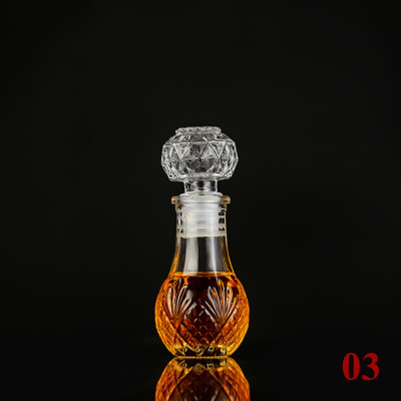 1 pièces petite maison fête whisky bouteille de vin clair vin décanteur GLA-137: 03