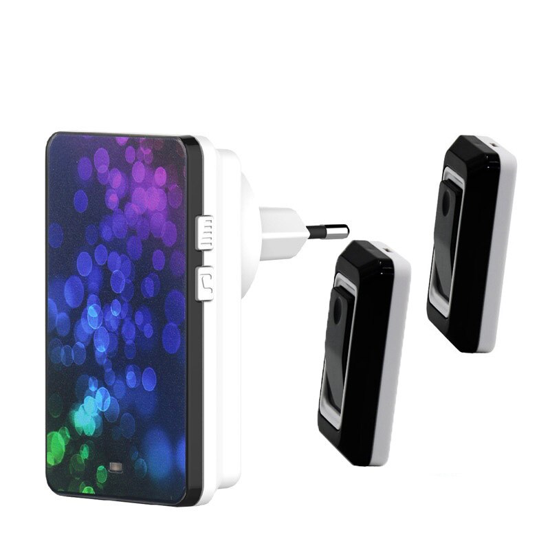 Wireless Smart Home Doorbell 4 Plugs Waterproof Electircal Chime Inteligente Ringbell Remote Control Elderly Pager Door Bell