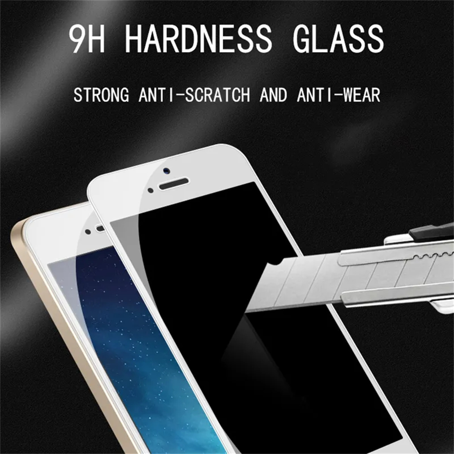 2/4Stck zeigt chutzglas für iPhone 4 4s 5 5s 5c se gehärtete Glas folie