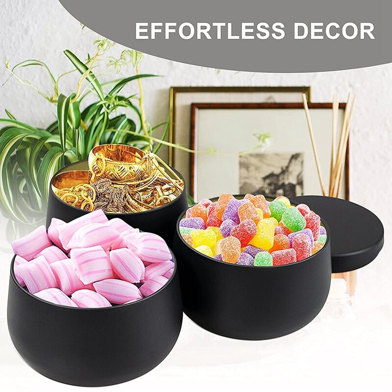 Kaars Blikken Voor Maken Kaarsen, Kaars Maken Kits Bevatten 8 Oz Lege Kaars Potten Met Deksels, 50 Katoenen Wieken, 40 Lont Stickers, 4 Lont Houders, Diy Kaars Geschenk Set (24,Gold