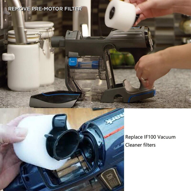 Filter 2x + 4 Pack Filters Compatible For Shark Ionflex Duoclean Vacuum Ic205 If100 If150 If160 If170 If180 If251 If200 If201 If