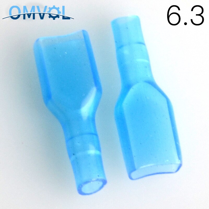 100pcs Cover Case for 6.3mm Crimp Terminal Spade Connector 6.3 terminal cap