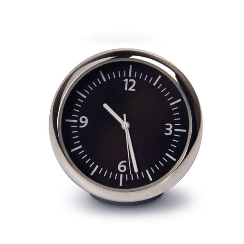 Car Thermometer Car Clock Electronic Watch Hygrometer Quartz Clock High Temperature Resistant1: BA