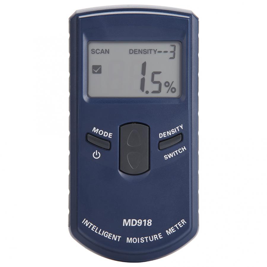 MD918 Digitale LCD Inductieve Hout Vochtmeter Detector Hout Vochtigheid Tester Hout Hygrometer