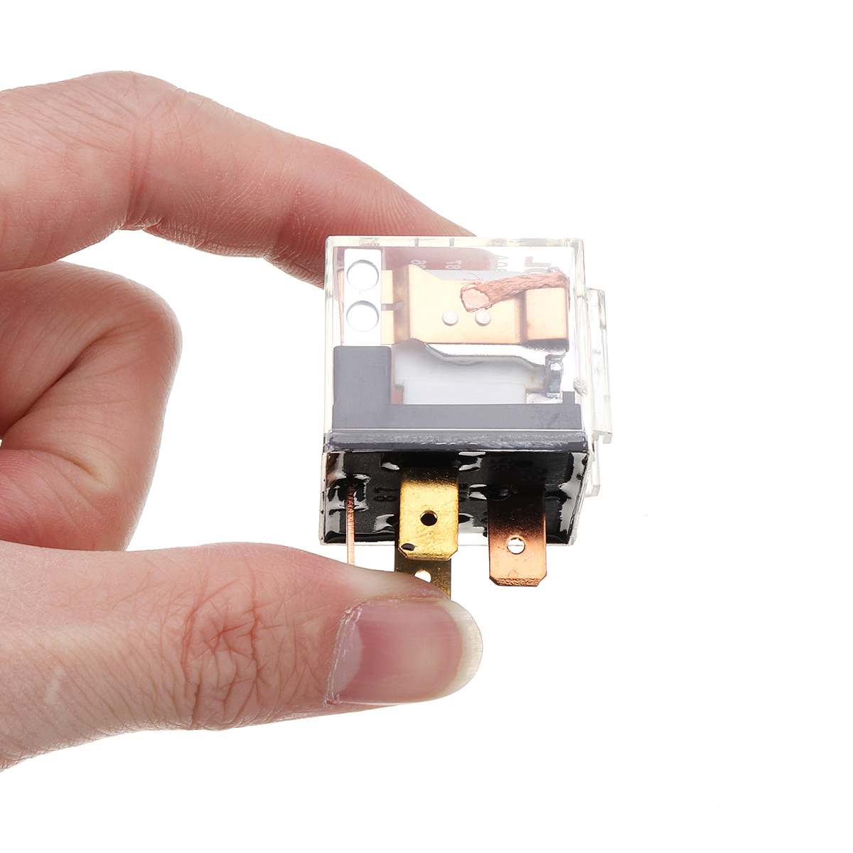 Universal Car Horn Harness Relay 12V Motorcycle Waterproof Relay 4 Pin Lamp Air Conditioner Socket Double Electric Shock