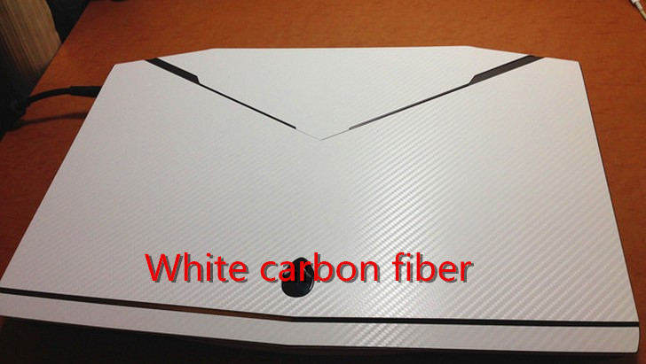 Laptop Carbon Fiber Vinyl Skin Sticker Cover For Lenovo Ideapad 5 14” ): White Carbon fiber