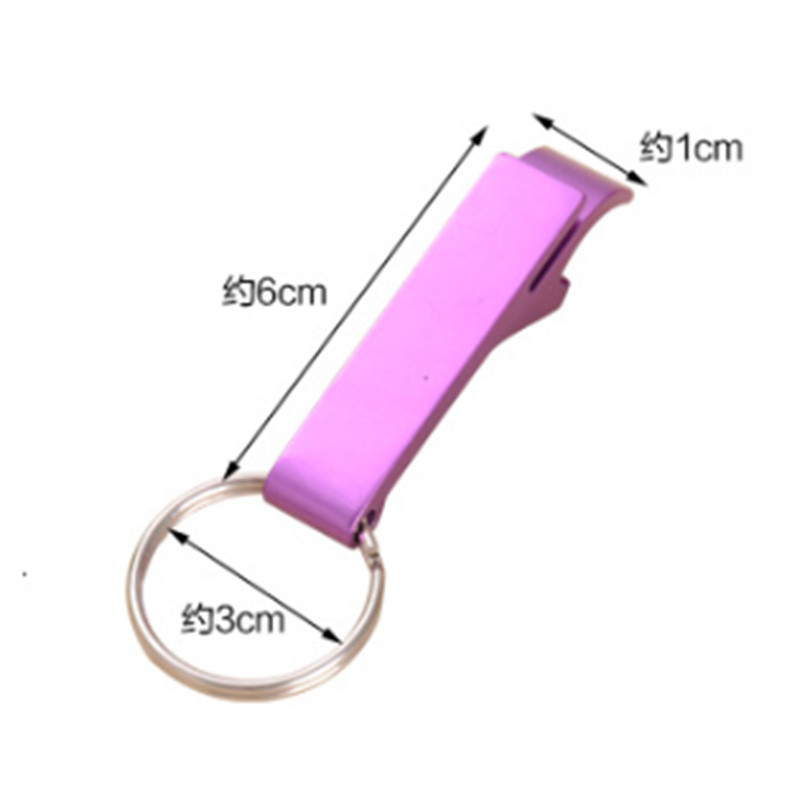 Apribottiglie portatile per birra portachiavi 4 In 1 apribottiglie per birra In alluminio tascabile 6 colori regali per bomboniere per matrimoni