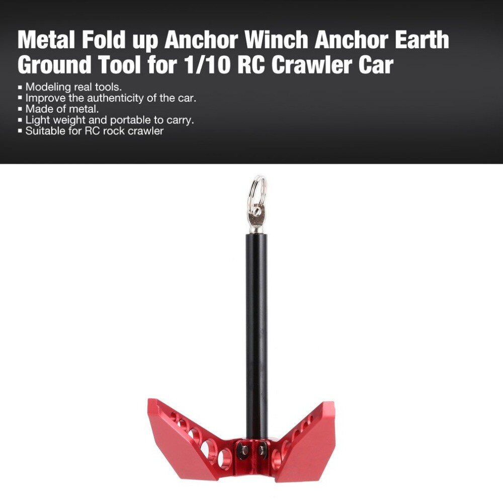 Rc Auto Faltbare Winde Anker, Schwarz Und verrotten